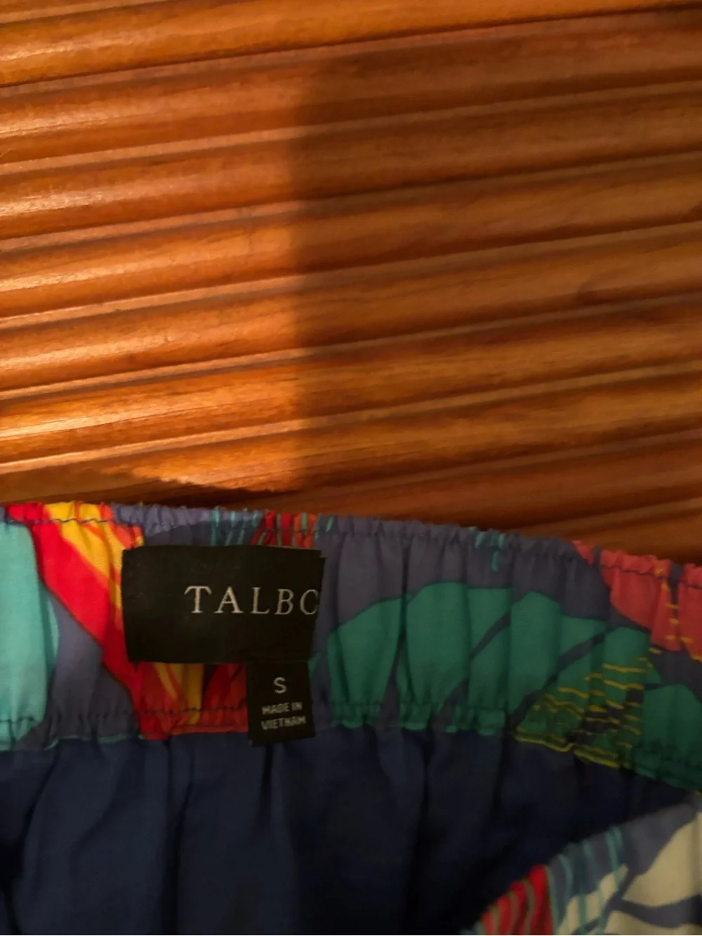 Talbots Blue Multi Tropical Parrot Tiered Maxi Skirt